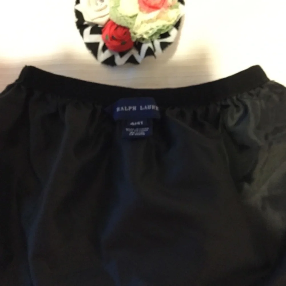 🐎Ralph Lauren lovely black skirt size 4t EUC🐎